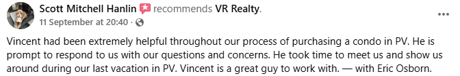 Real estate buyer praises VR Realty’s expert handling of a presale transaction