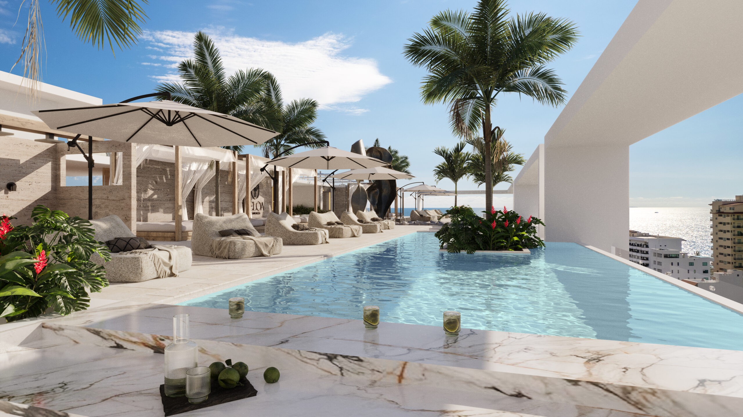 Veloa Puerto Vallarta rooftop amenities – presale
