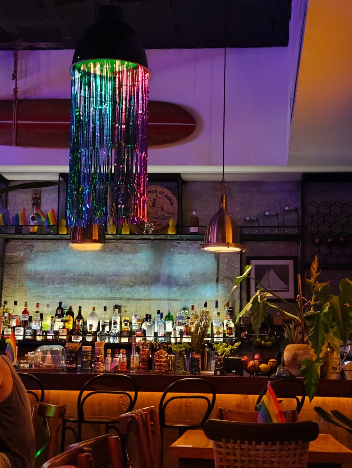 Colorful LGBTQ+ friendly bar in Zona Romántica, Puerto Vallarta