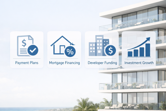 Condominium de luxe en préconstruction au Mexique avec financement promoteur, options hypothécaires et croissance d’investissement