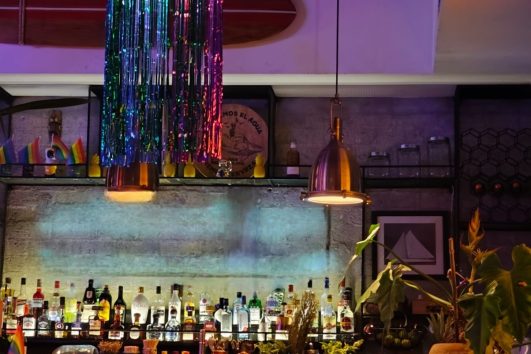 Colorful LGBTQ+ friendly bar in Zona Romántica, Puerto Vallarta